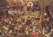 Pieter Bruegel Fight Between Carnival and Lent Germany oil painting artist